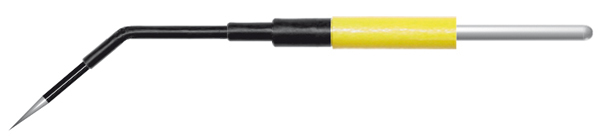 Электрод-игла микродиссекционный изогнутый, рабочая длина 45 мм; 1,6 мм