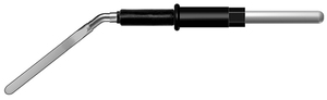 Электрод-нож изогнутый, сечение 2 х 0,5 мм; 2,4 мм