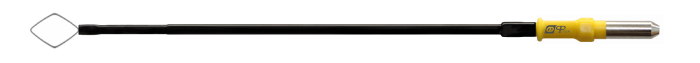 Электрод-петля, ромб 7 х 10 х 0,2 мм, удлиненный стержень; 4 мм