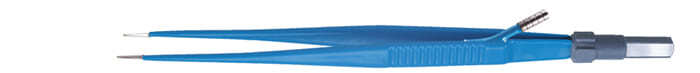 Биполярный пинцет с ирригацией прямой, длина 180 мм, 8 х 0,5 мм