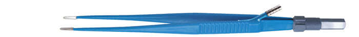 Биполярный пинцет с ирригацией прямой, длина 180 мм, 8 х 2,0 мм